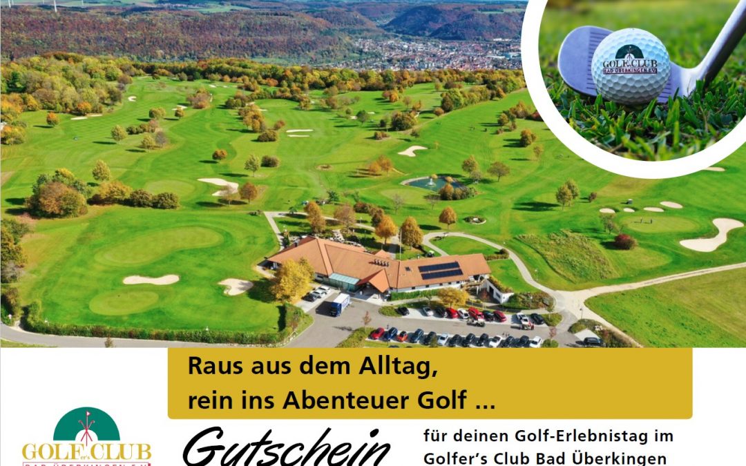 Verschenken Sie dieses Jahr etwas Besonderes – Golfmomente im GC Bad Überkingen!